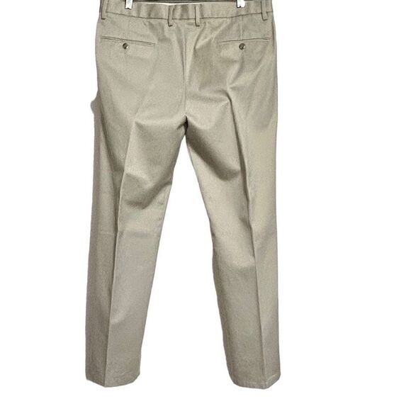Dockers Flat Front Pants Men's Size 36x30 Cream Khaki Slim Fit Bottoms - Picture 7 of 10